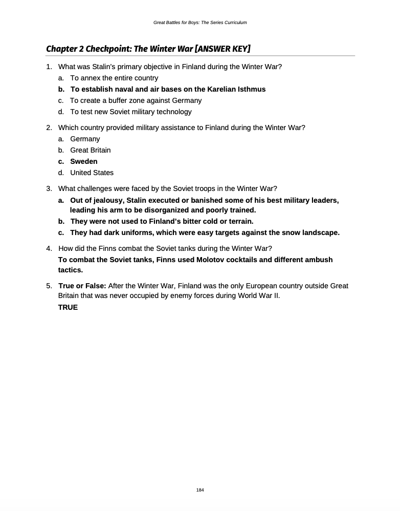 Curriculum for WWII Europe (Digital Download)