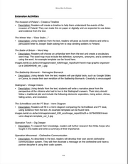 Curriculum for WWII Europe (Digital Download)