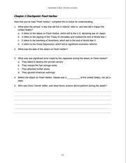 Curriculum for WWII Pacific (Digital Download)