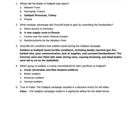 Curriculum for World War One (Digital Download)