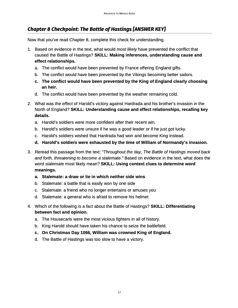 Curriculum for Ancients to Middle Ages (Digital Download)
