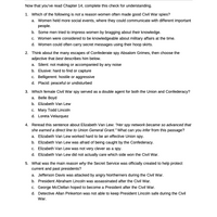 Curriculum for The Civil War (Digital Download)