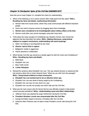 Curriculum for The Civil War (Digital Download)