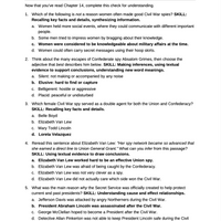 Curriculum for The Civil War (Digital Download)