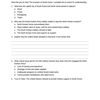 Curriculum for The Korean War (Digital Download)