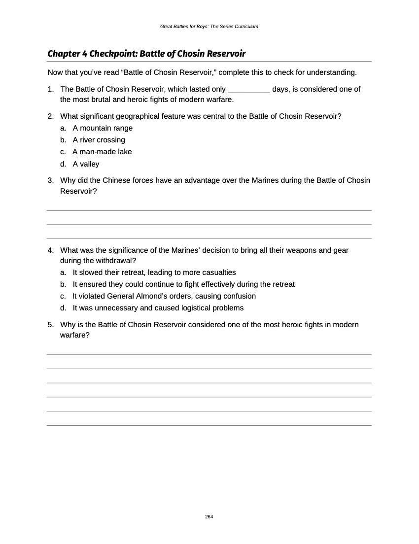 Curriculum for The Korean War (Digital Download)