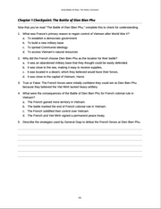 Curriculum for The Vietnam War (Digital Download)
