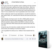 Great Battles For Boys Complete Series — FREE SHIPPING!